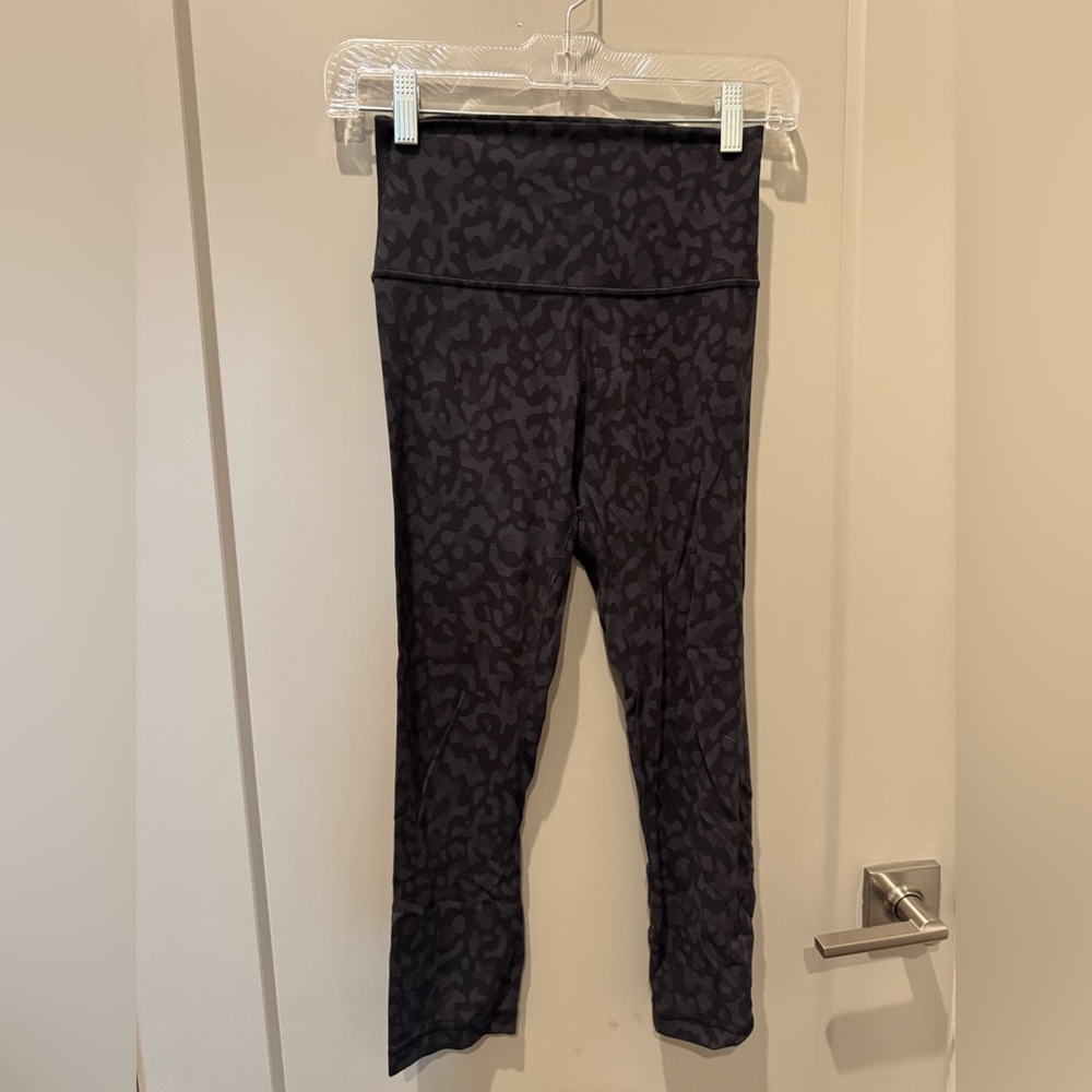 Lululemon Athletica Black Patterned Leggings